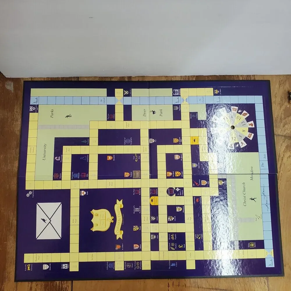NPV Games Oxford By Degrees Board Game Vintage 1996 From United Kingdom